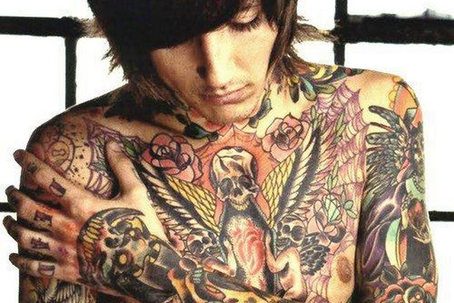 Oliver Sykes’s tattoos