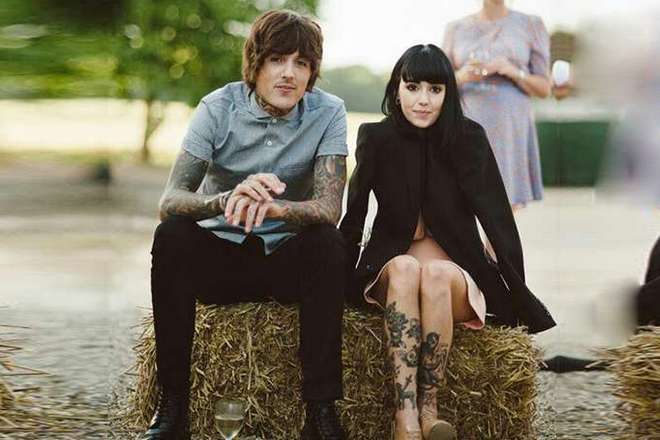 Oliver Sykes and Hannah Snowdon