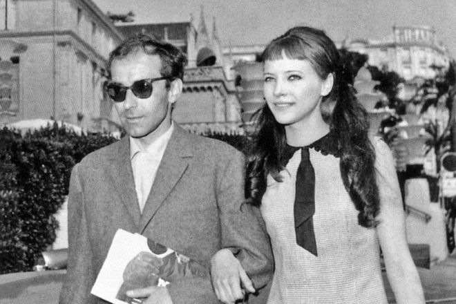 Jean-Luc Godard and Anna Karina