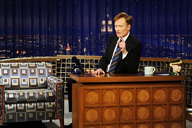 Conan O'Brien in Late Night show