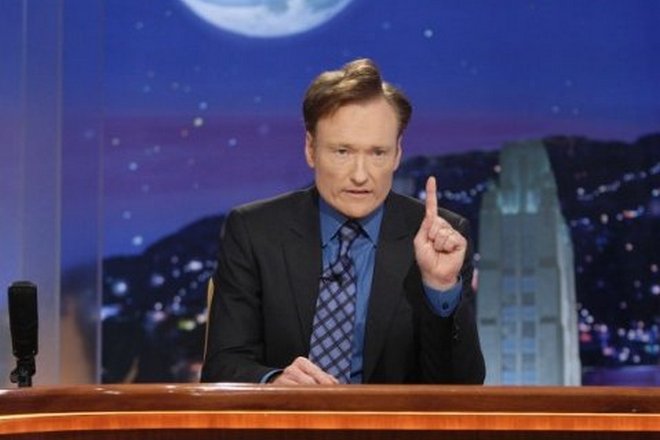Conan O'Brien in The Tonight Show program