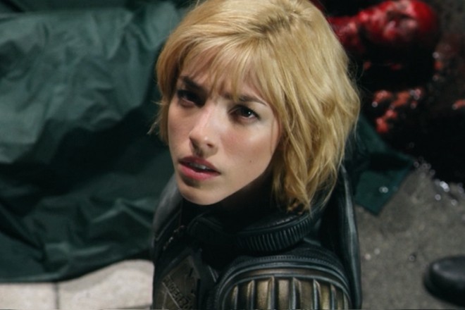 Olivia Thirlby in the movie Dredd