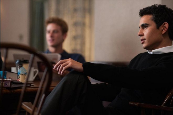 Max Minghella in the movie The Social Network