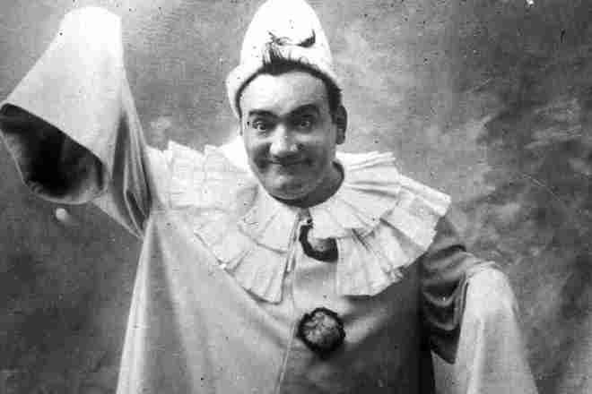 Enrico Caruso in a costume