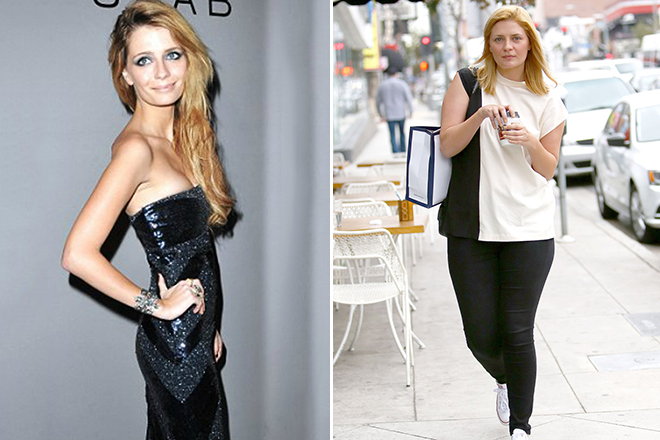 Mischa Barton gained weight (before and after photo)