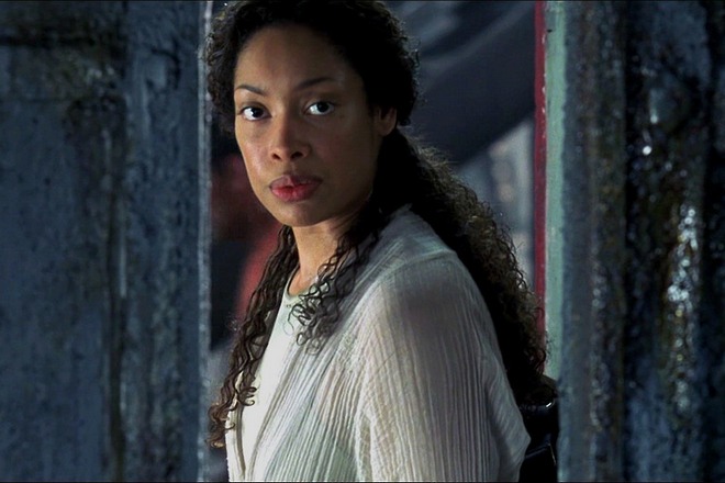Gina Torres in the movie The Matrix Revolutions