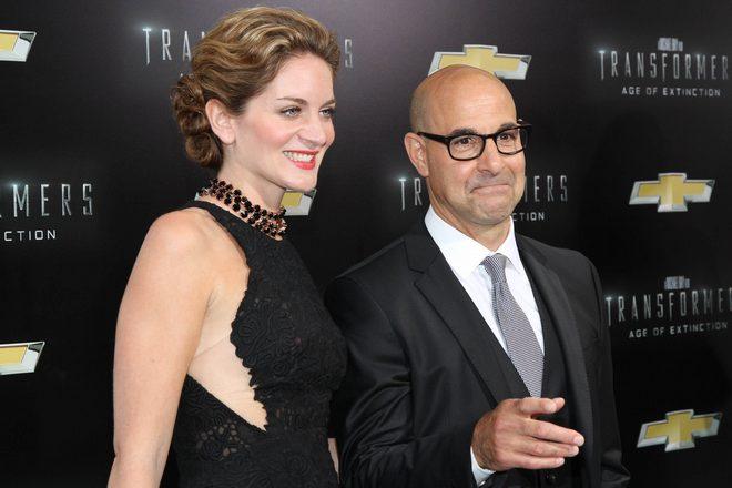 Stanley Tucci and his second wife Felicity Blunt