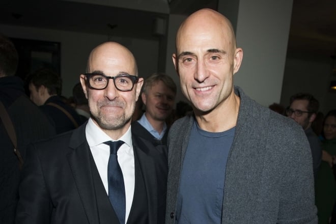 Stanley Tucci and Mark Strong