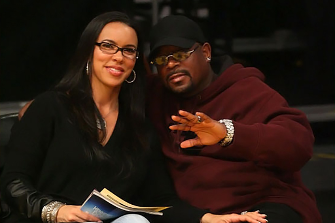 Martin Lawrence with the second wife, Shamicka Gibbs