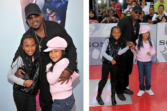 Martin Lawrence with his children