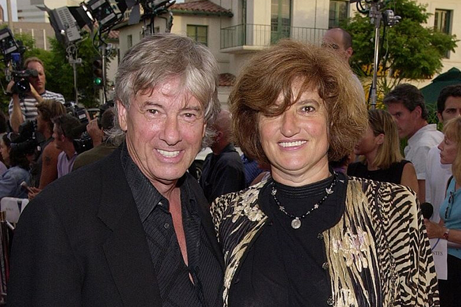 Paul Verhoeven with his wife