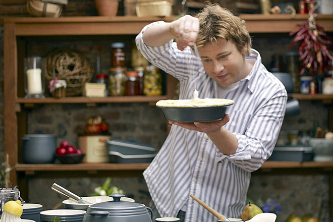 The TV show Cooking with Jamie Oliver