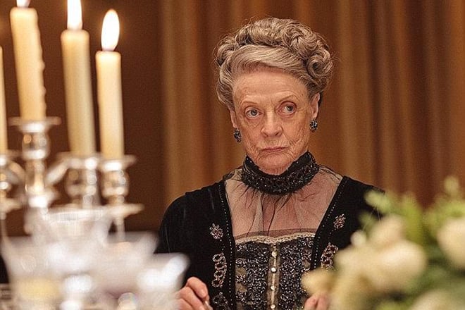 Maggie Smith in the series Downton Abbey