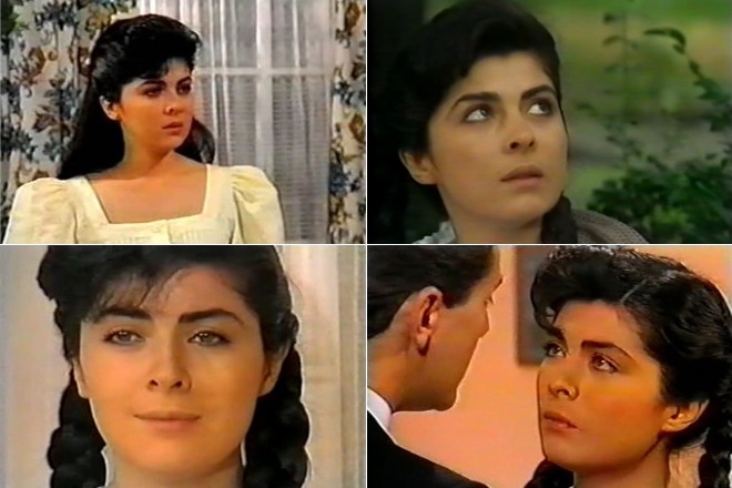 Victoria Ruffo in the TV series Simplemente María