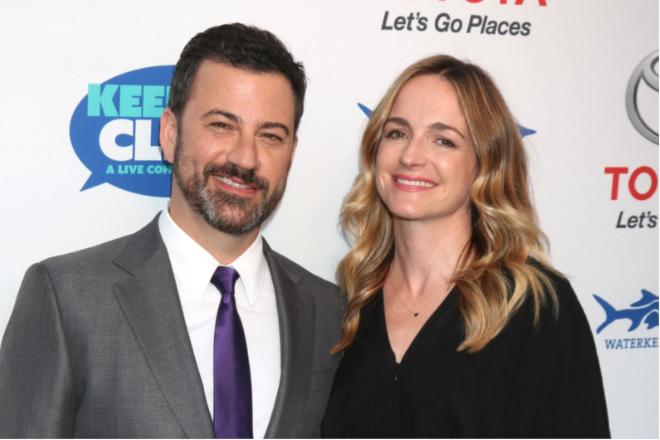 Jimmy Kimmel with his wife, Molly McNearney