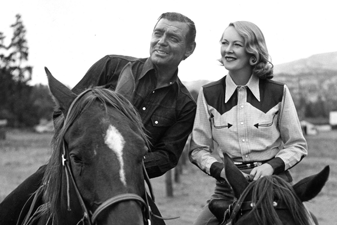 Clark Gable and Sylvia Ashley