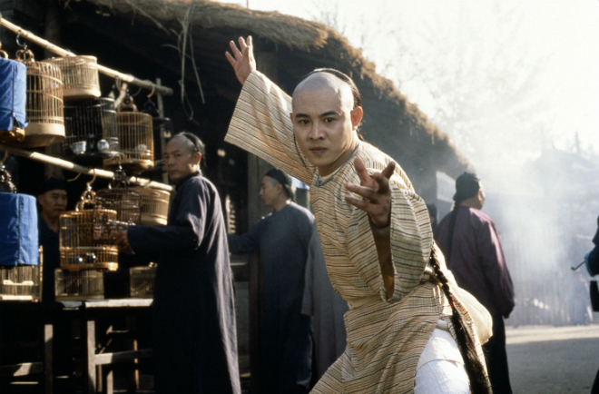 Jet Li in the film The Legend of Fong Sai-Yuk