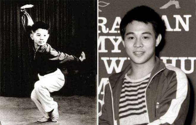 Jet Li in his childhood and youth