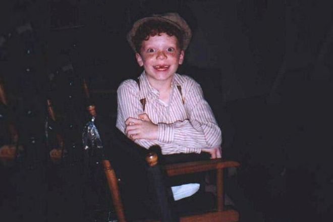 Cameron Monaghan in his childhood