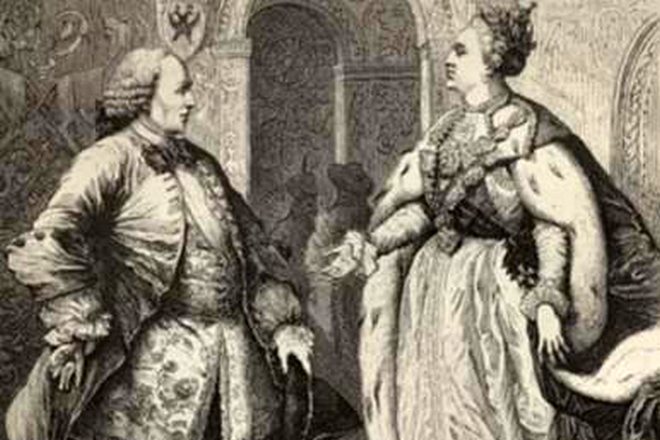 Denis Diderot and Catherine II