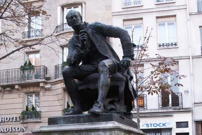 Denis Diderot’s monument in Paris