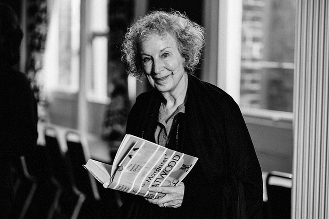 The writer Margaret Atwood