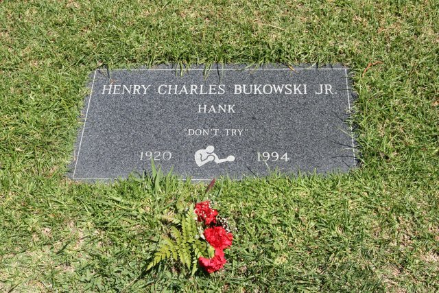 Gravestone of Charles Bukowski