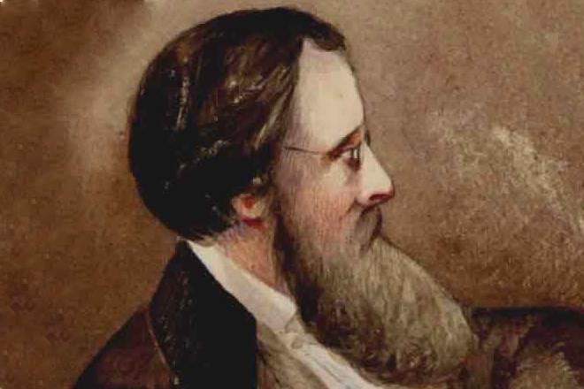 The portrait of Wilkie Collins