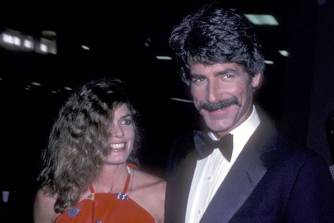Sam Elliott and his spouse Katharine Ross in youth