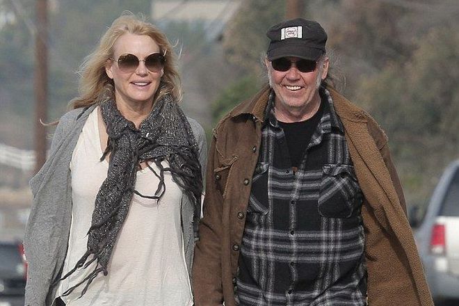 Daryl Hannah and her husband Neil Young