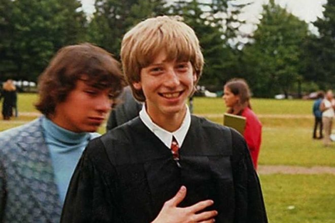 Bill Gates in school years | FinWeb.sk