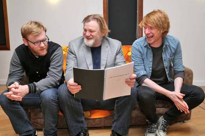 Brendan Gleeson with his sons