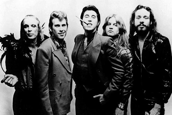 Brian Eno and the group Roxy Music