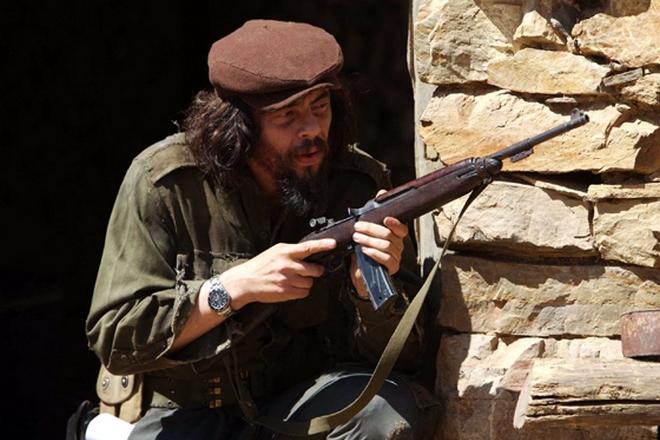 Benicio del Toro shoots in Steven Soderbergh's movie Che