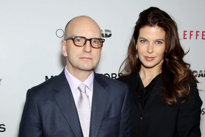 Steven Soderbergh with his wife Jules Asner