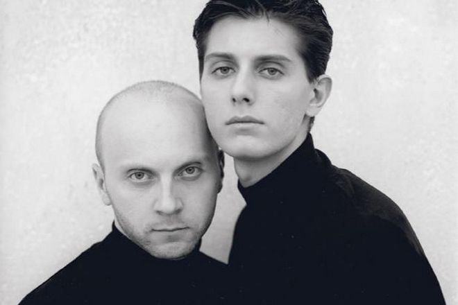 Young Domenico Dolce and Stefano