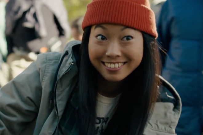 Awkwafina in the movie " Ocean's Eight"