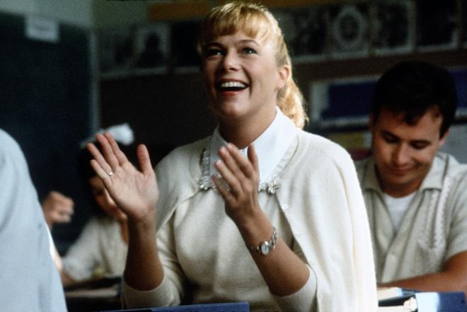Kathleen Turner in the movie Peggy Sue Got Married