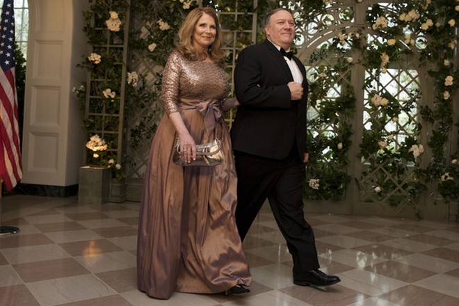 Mike Pompeo and his wife, Susan Pompeo