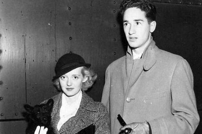 Bette Davis with her first husband, Harmon Nelson