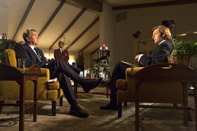 Frank Langella and Michael Sheen in the movie Frost / Nixon