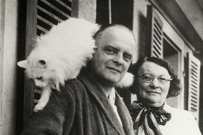 Paul Klee and his wife, Lily