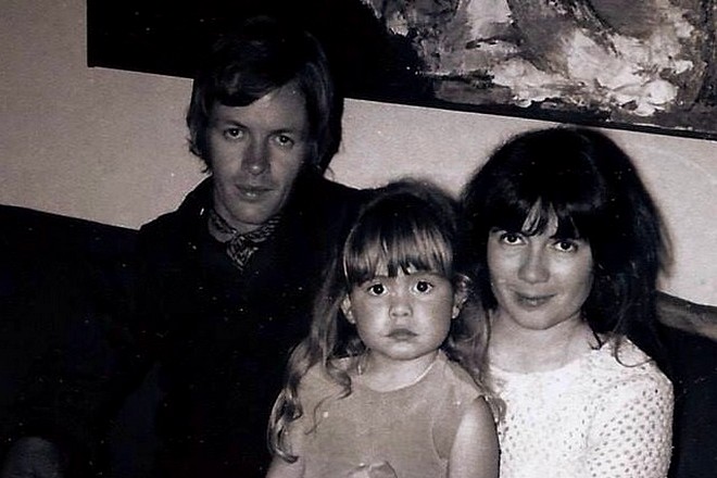Anne Rice with her husband Stan Rice and the daughter Michele