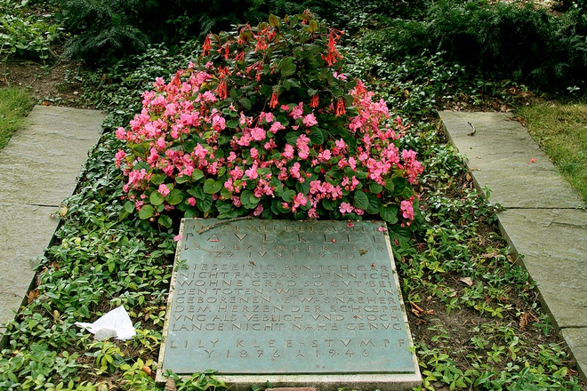 Paul Klee's tombstone
