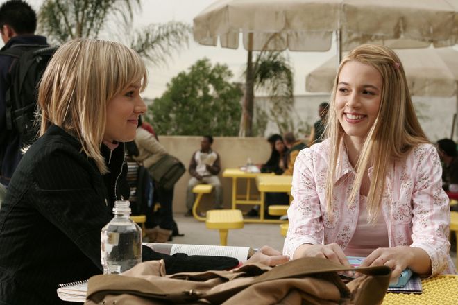 Alona Tal and Kristen Bell in the series Veronica Mars