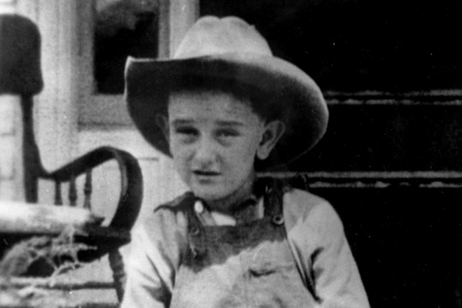 Lyndon B. Johnson as a child