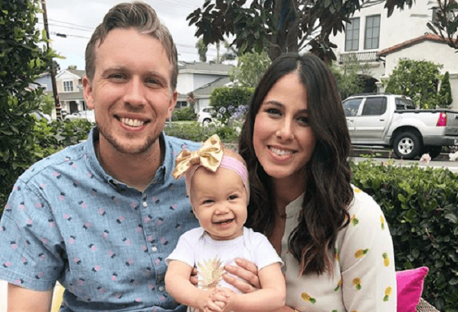 Nick Foles with wife and daughter