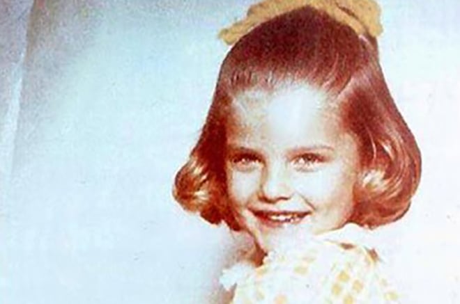 Anna Nicole Smith as a child