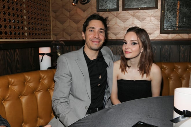 Justin Long with Lauren Mayberry