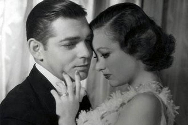 Joan Crawford and Clark Gable